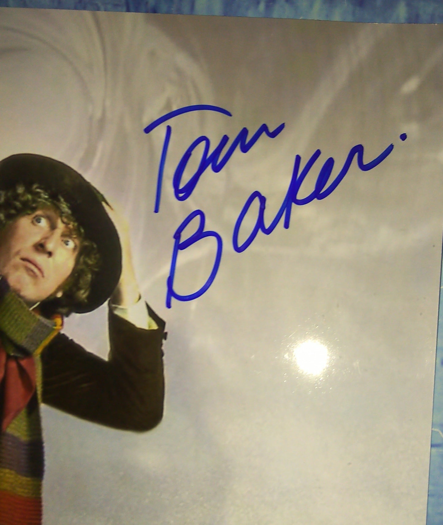 Tom Baker Hand Signed Autograph 8x10 Photo Doctor Who COA