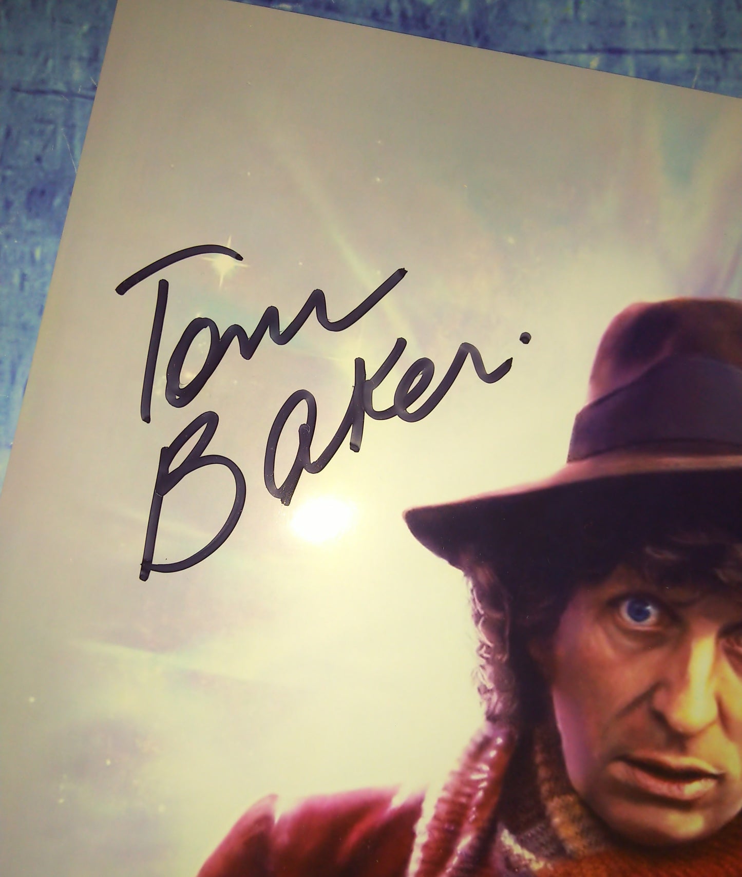 Tom Baker Hand Signed Autograph 8x10 Photo Doctor Who COA