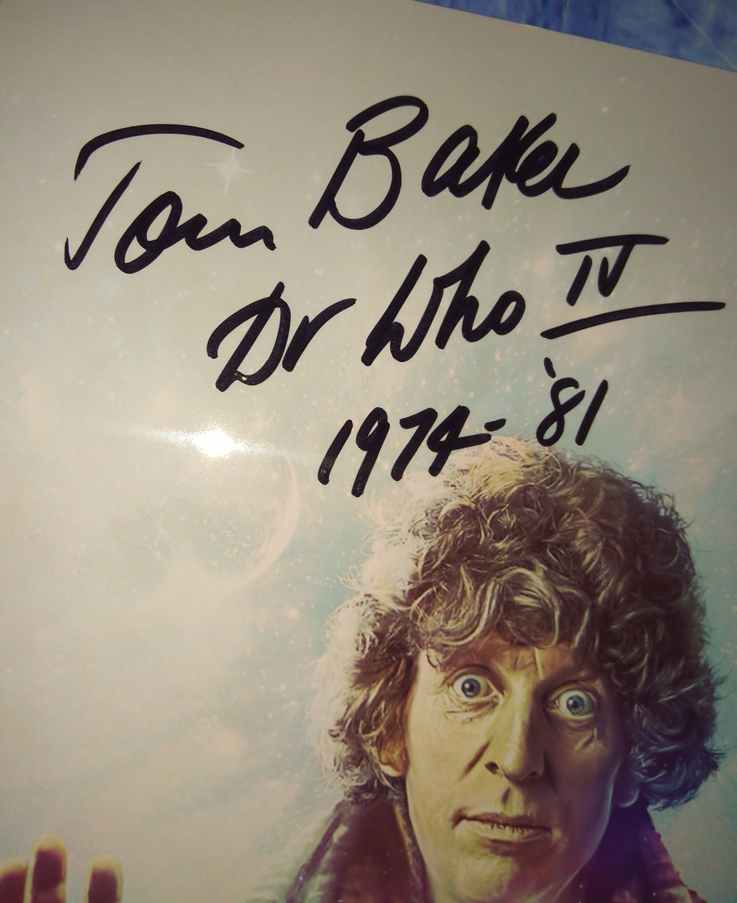 Tom Baker Hand Signed Autograph 8x10 Photo Doctor Who COA