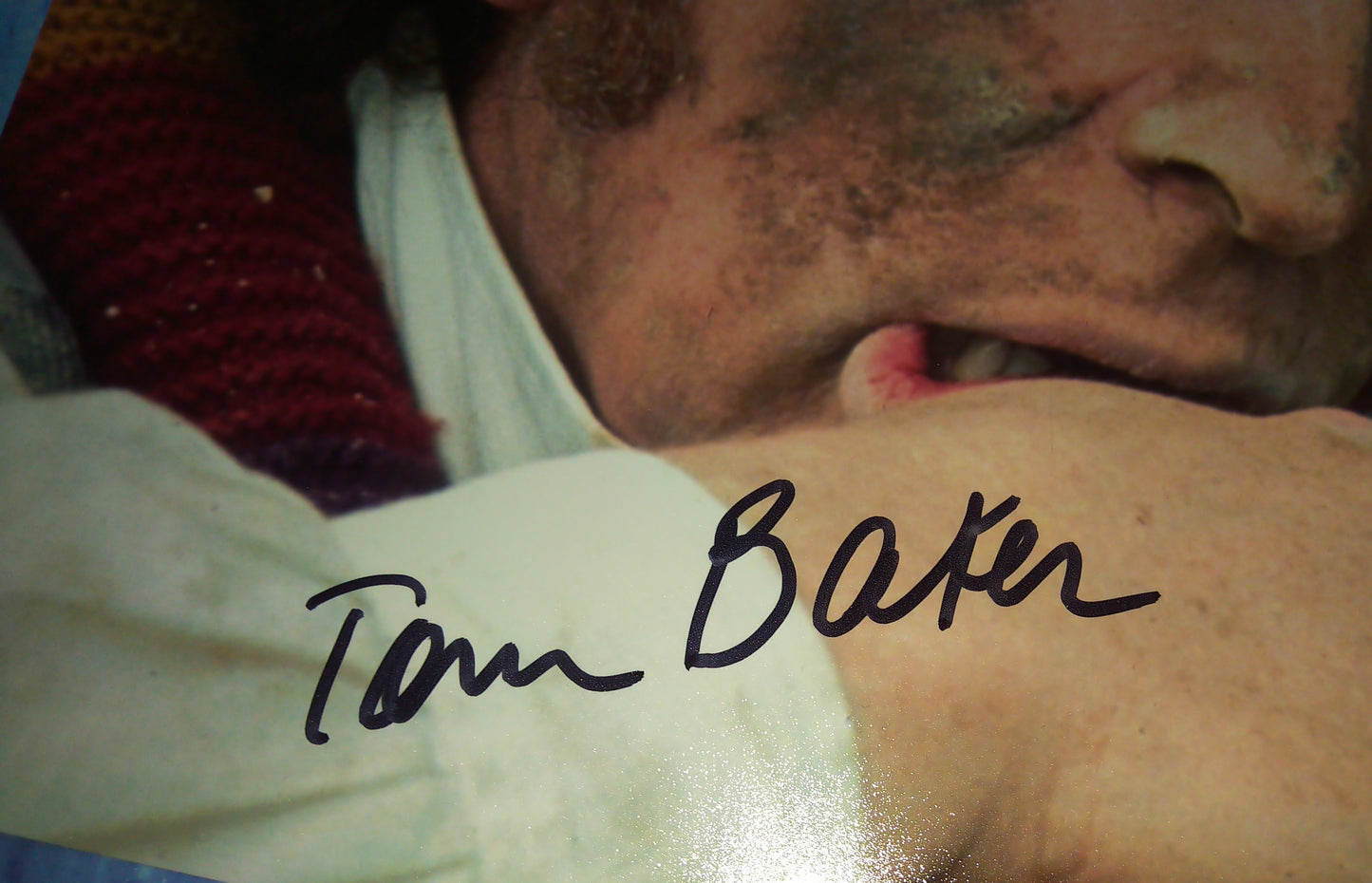 Tom Baker Hand Signed Autograph 8x10 Photo Doctor Who COA