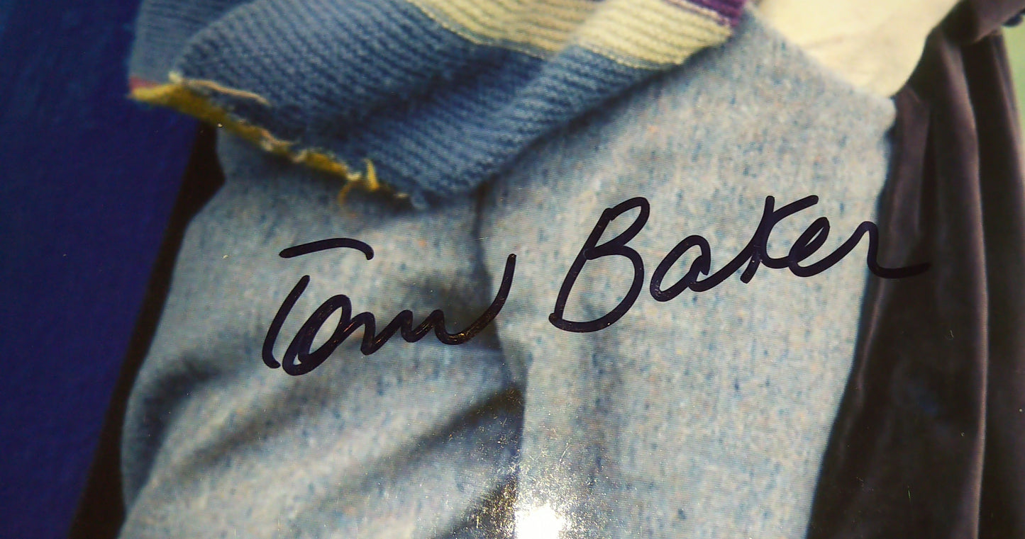 Tom Baker Hand Signed Autograph 8x10 Photo Doctor Who COA