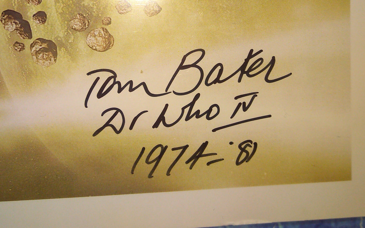 Tom Baker Hand Signed Autograph 8x10 Photo Doctor Who COA