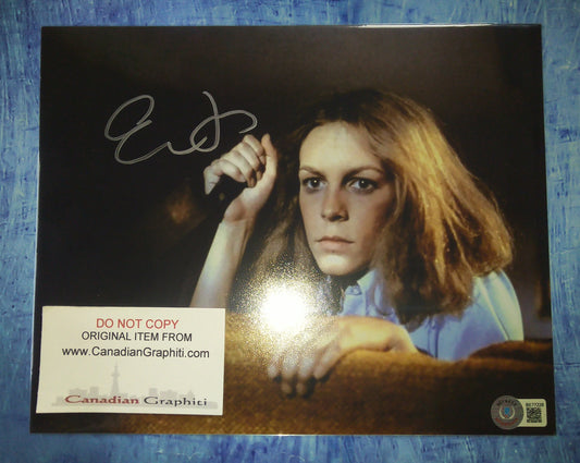 Jamie Lee Curtis Hand Signed Autograph 8x10 Photo BAS COA