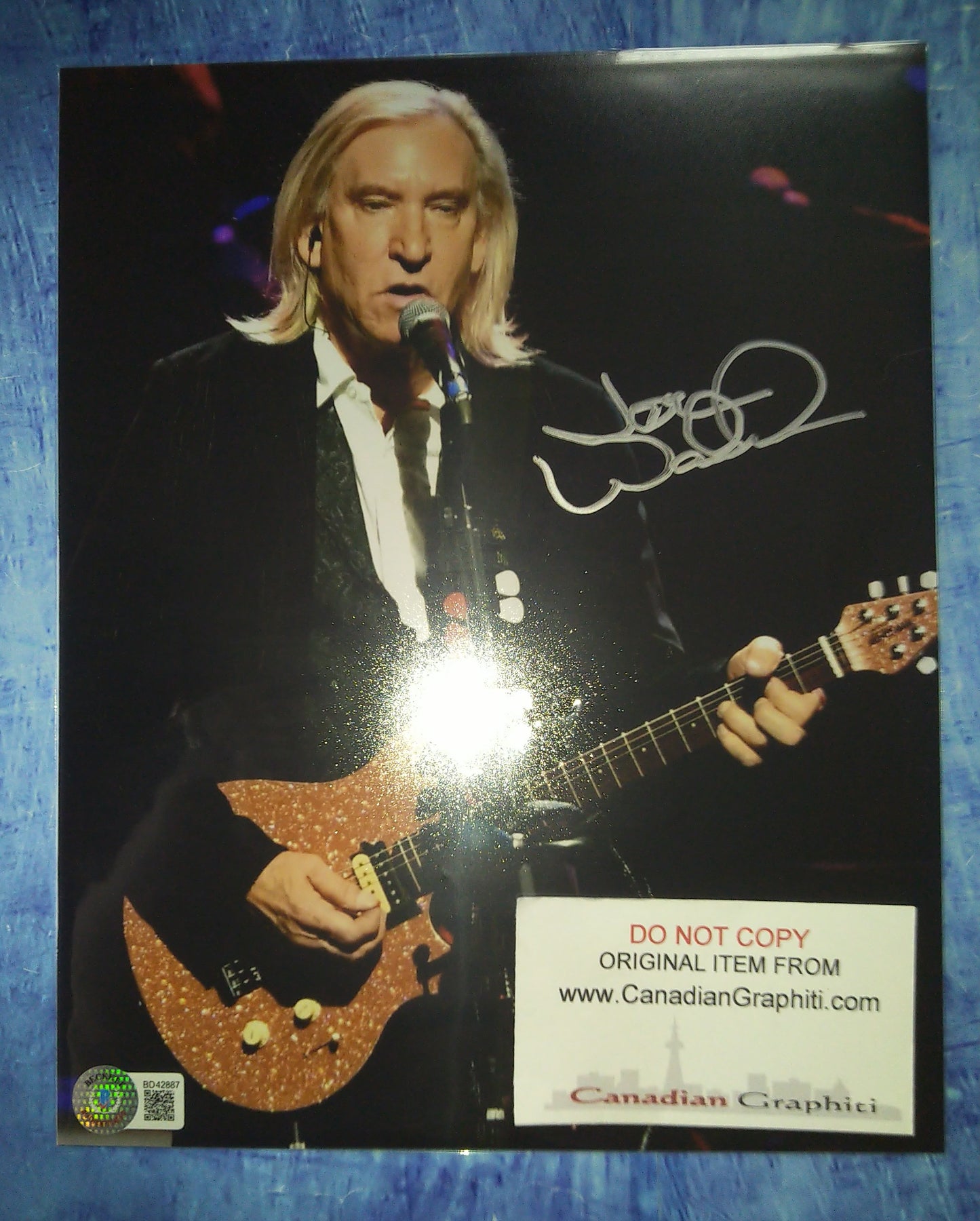 Joe Walsh Hand Signed Autograph 8x10 Photo BAS COA The Eagles