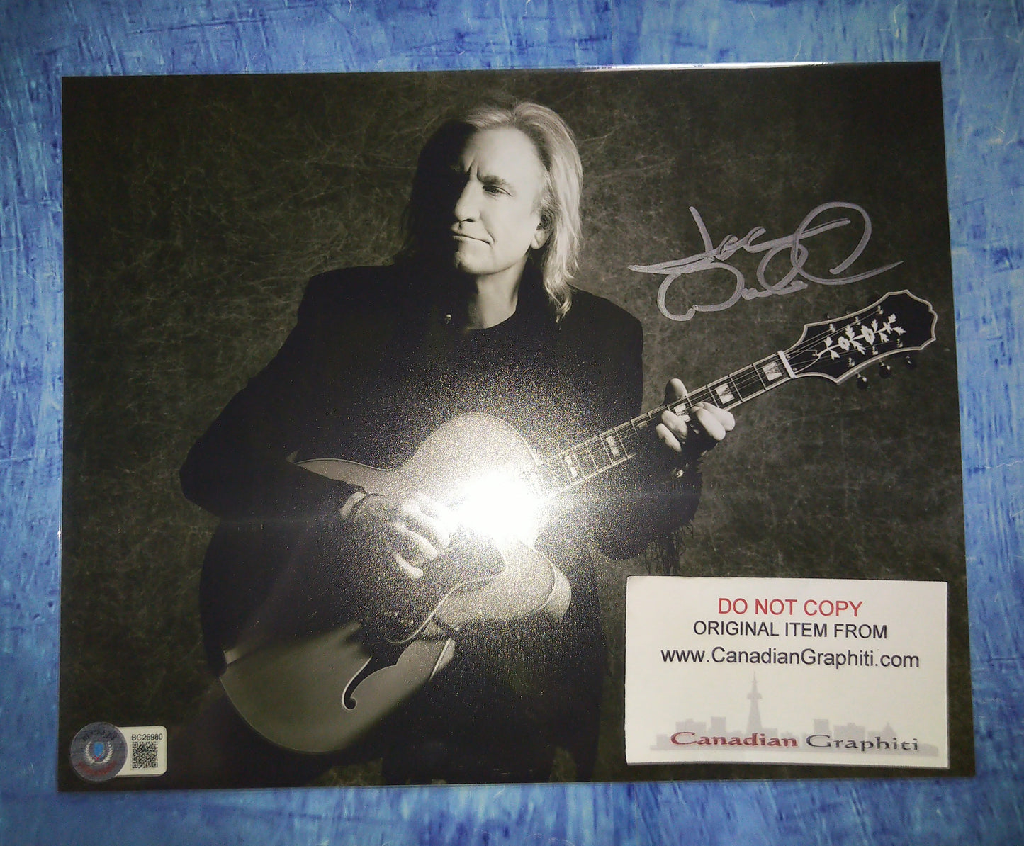 Joe Walsh Hand Signed Autograph 8x10 Photo BAS COA The Eagles