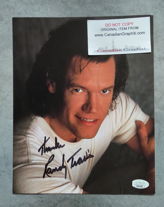 Randy Travis Hand Signed Autograph 8x10 Photo COA