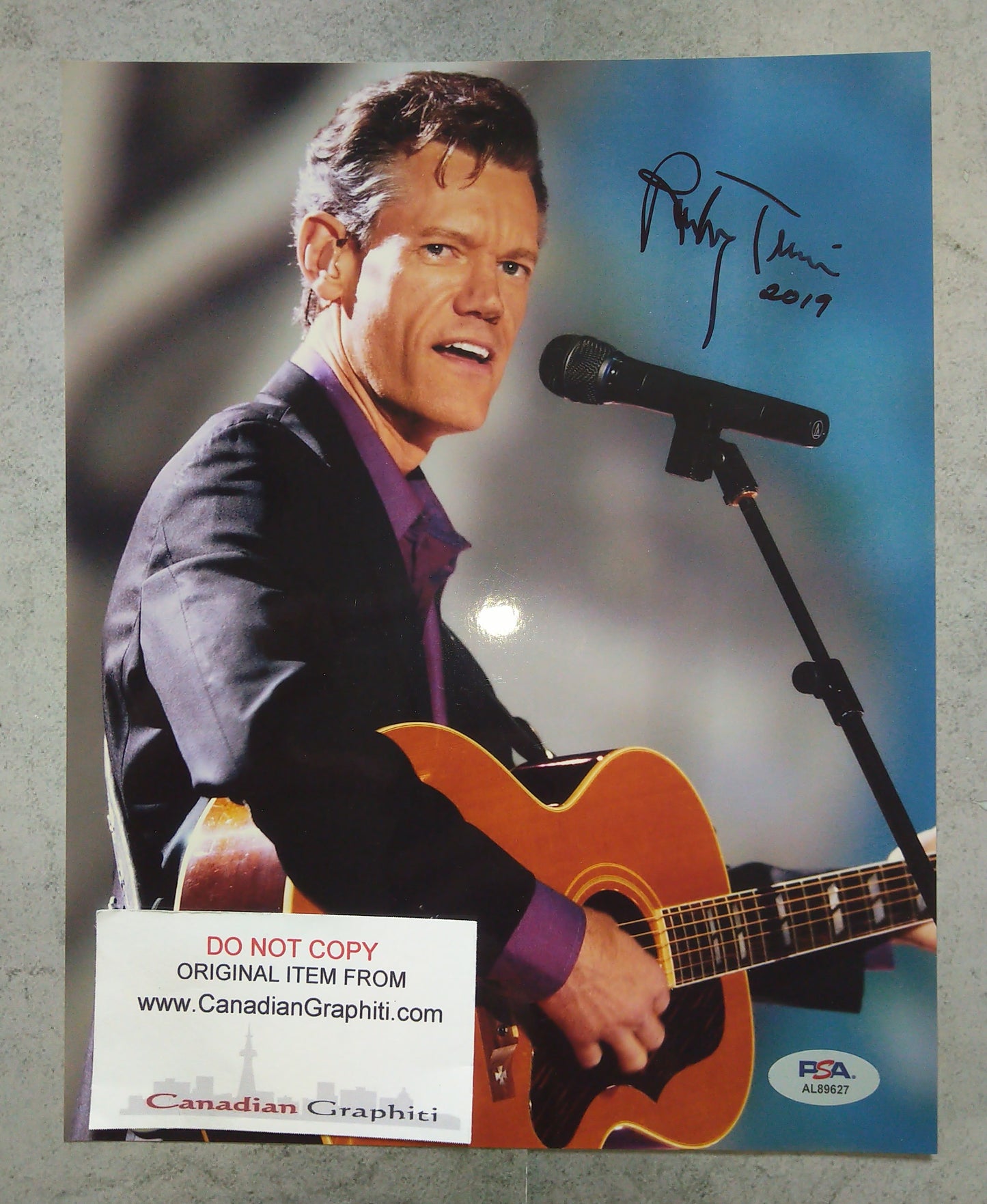 Randy Travis Hand Signed Autograph 8x10 Photo COA