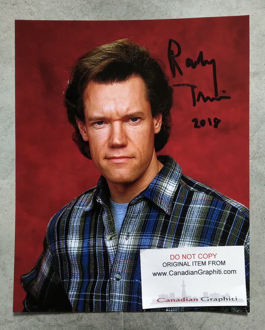 Randy Travis Hand Signed Autograph 8x10 Photo COA