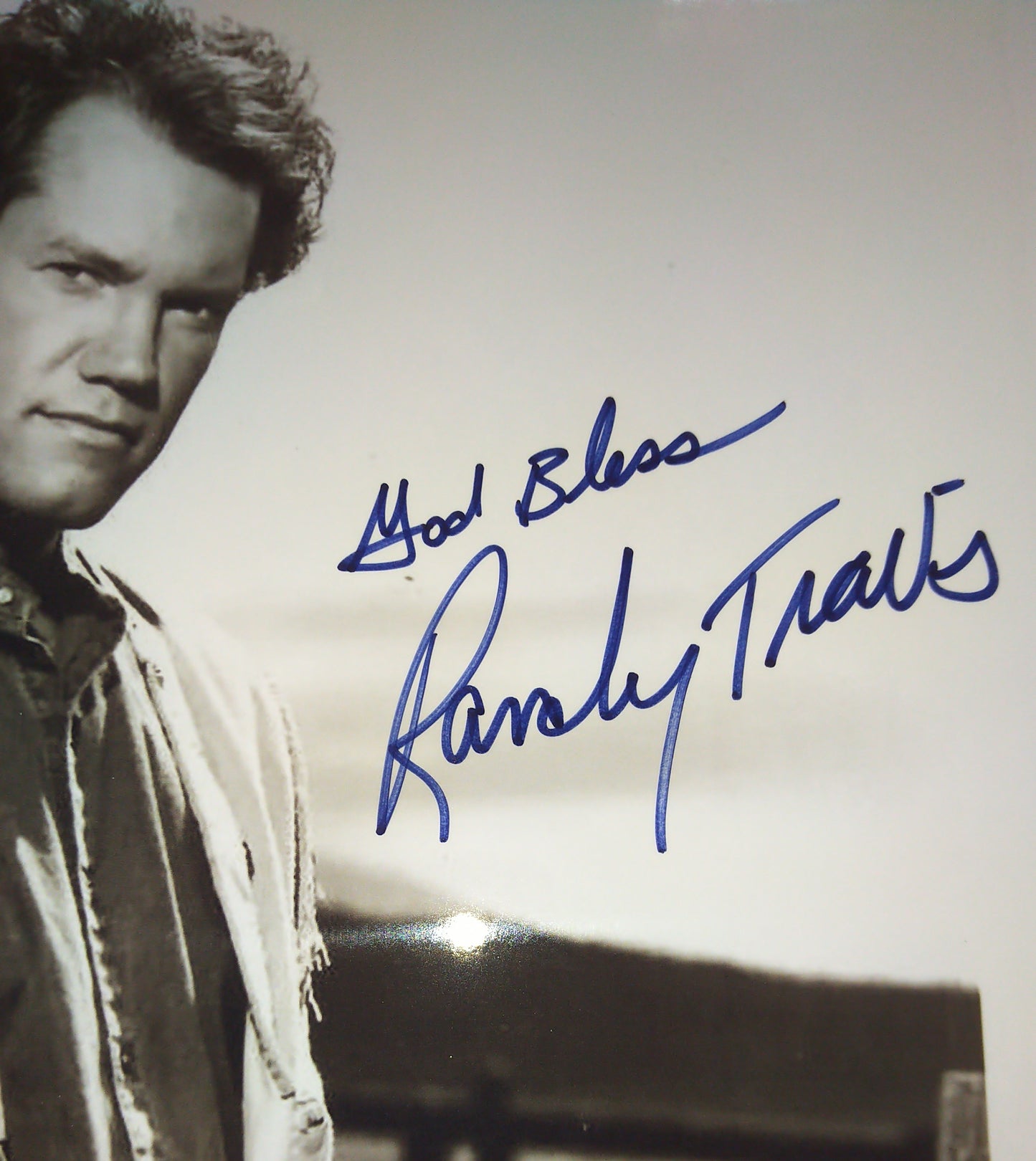 Randy Travis Hand Signed Autograph 8x10 Photo COA