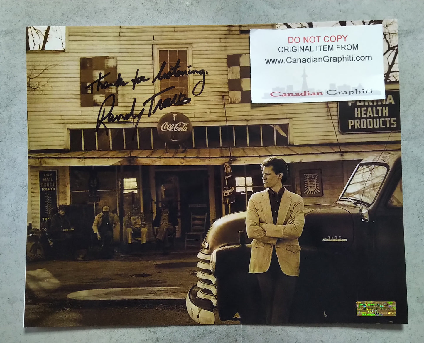 Randy Travis Hand Signed Autograph 8x10 Photo COA