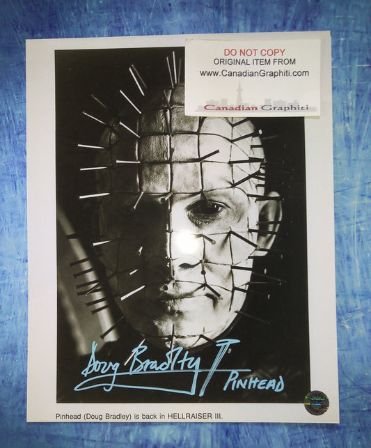 Doug Bradley Hand Signed Autograph 8x10 Photo COA Hellraiser