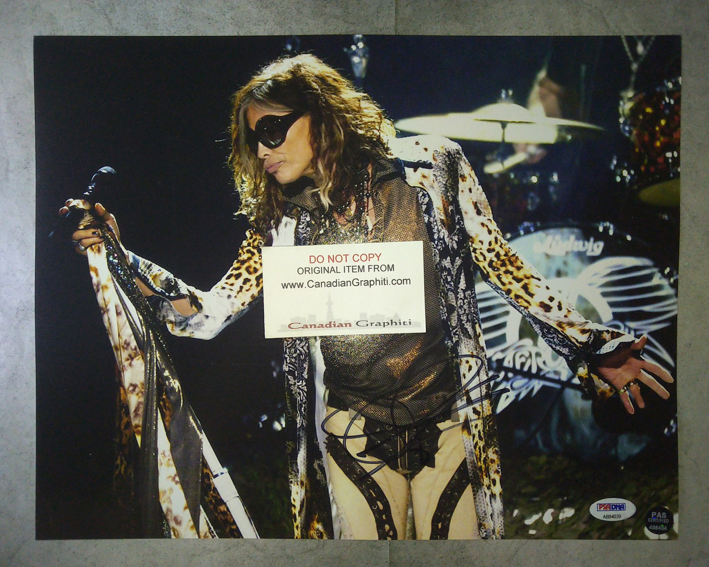 Steven Tyler Hand Signed Autograph 11x14 Photo COA + PSA Aerosmith