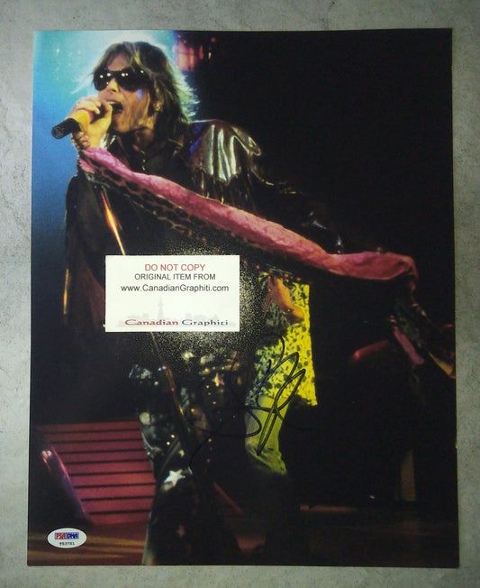 Steven Tyler Hand Signed Autograph 11x14 Photo COA + PSA Aerosmith