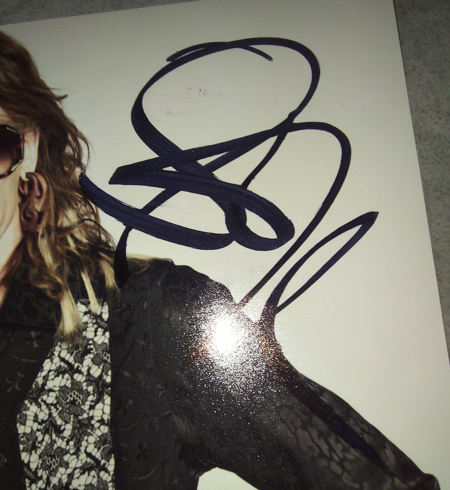 Steven Tyler Hand Signed Autograph 8x10 Photo COA + JSA Aerosmith