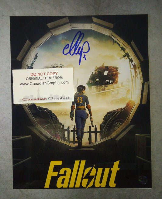 Ella Purnell Hand Signed Autograph 8x10 Photo COA Fallout