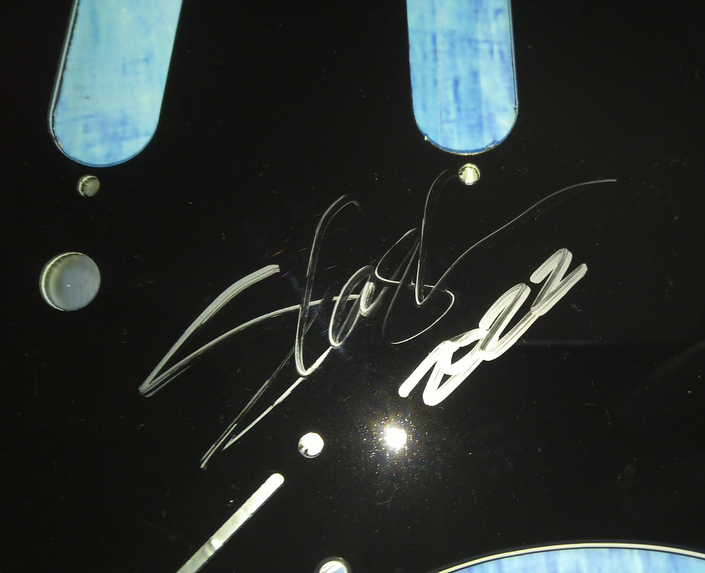 Slash Guns N Roses Hand Signed Autograph Guitar Pick Guard COA