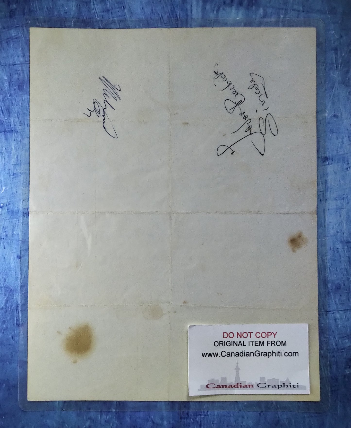 Mohamed Ali & Trevor Berbick Hand Signed Autograph 1987 Events Paper JSA COA