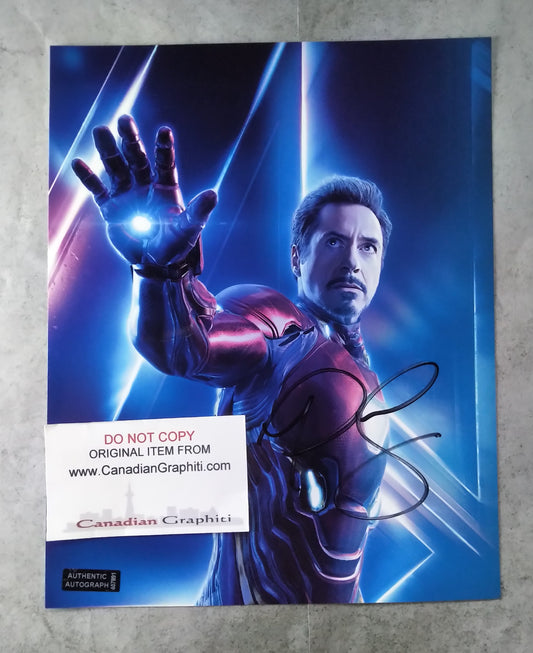 Robert Downey Jr Hand Signed Autograph 8x10 Photo COA Iron Man