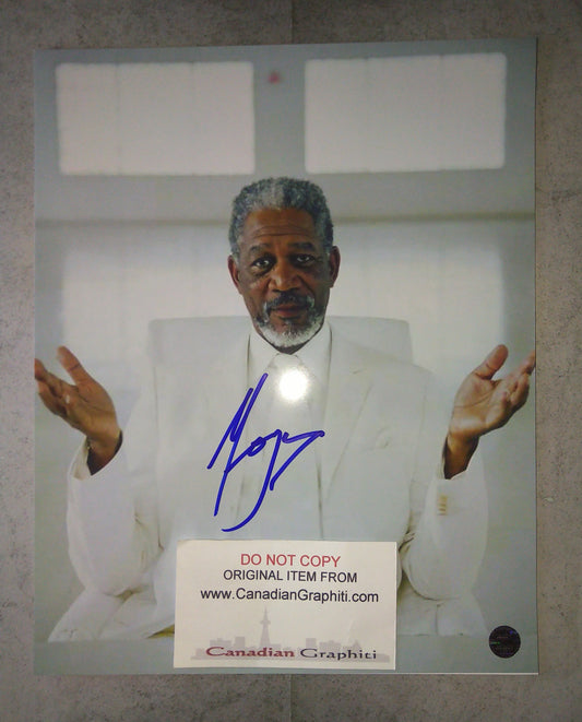 Morgan Freeman Hand Signed Autograph 8x10 Photo COA