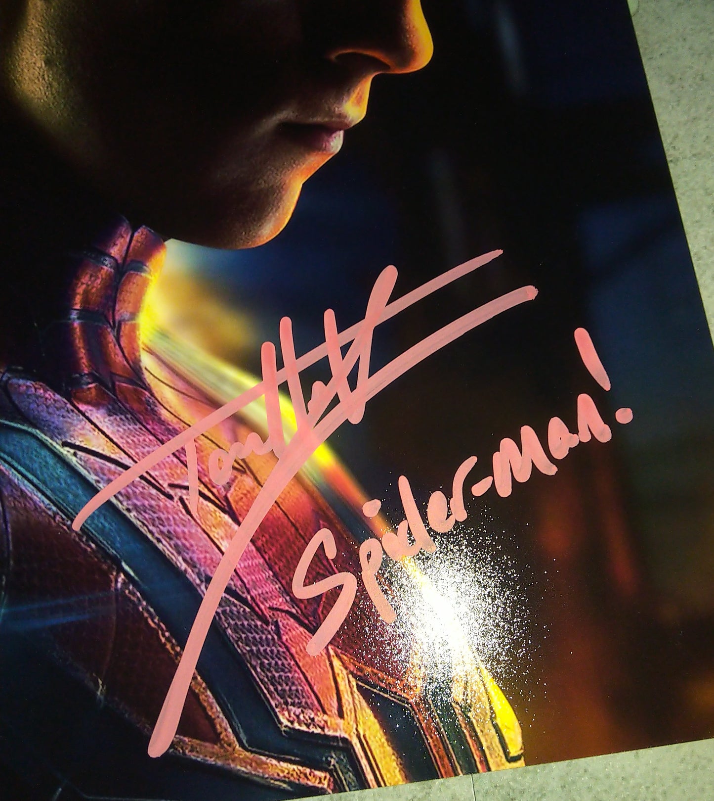 Tom Holland Hand Signed Autograph 8x10 Photo COA Spiderman