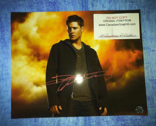 Jensen Ackles Hand Signed Autograph 8x10 Photo COA