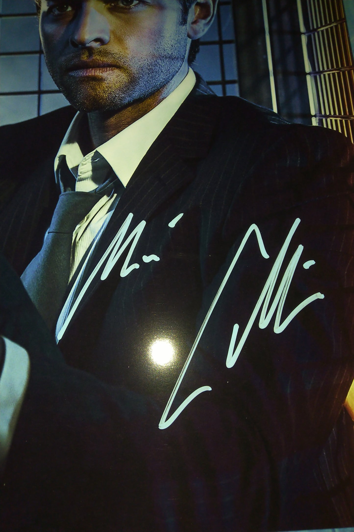 Misha Collins Hand Signed Autograph 8x10 Photo COA Supernatural