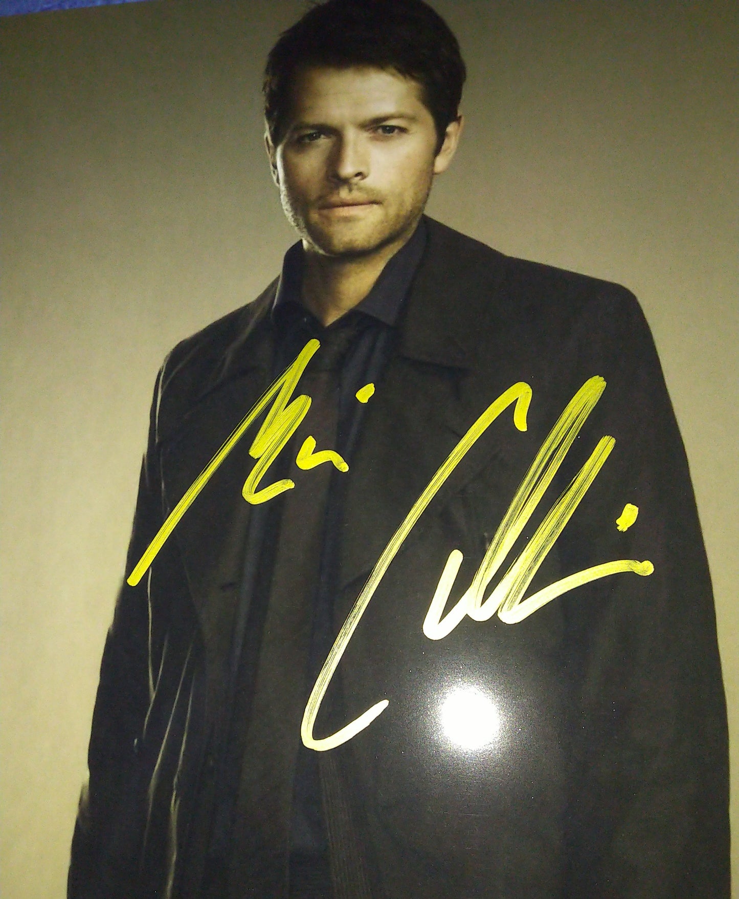 Misha Collins Hand Signed Autograph 8x10 Photo COA Supernatural