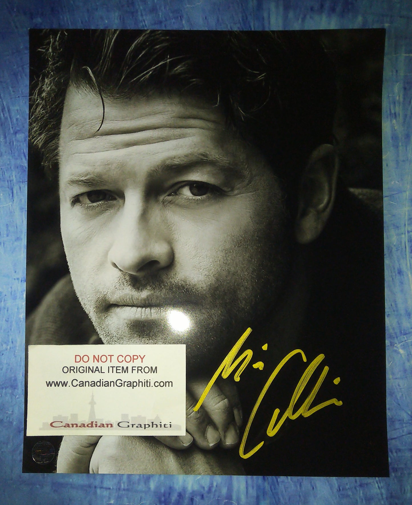 Misha Collins Hand Signed Autograph 8x10 Photo COA Supernatural