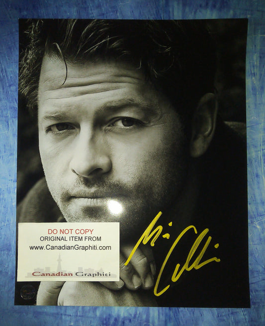 Misha Collins Hand Signed Autograph 8x10 Photo COA Supernatural