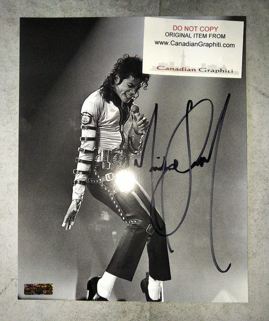 Michael Jackson Hand Signed Autograph 8x10 Photo COA