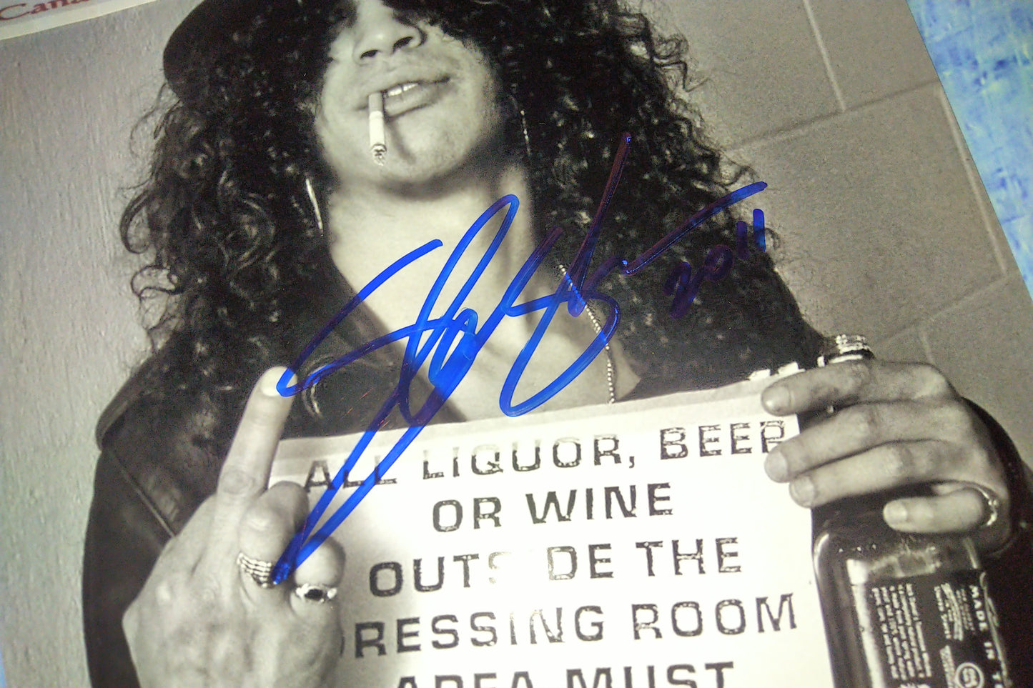 Slash Guns N Roses Hand Signed Autograph 8x10 Photo COA