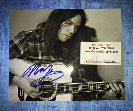 Neil Young Hand Signed Autograph 8x10 Photo COA