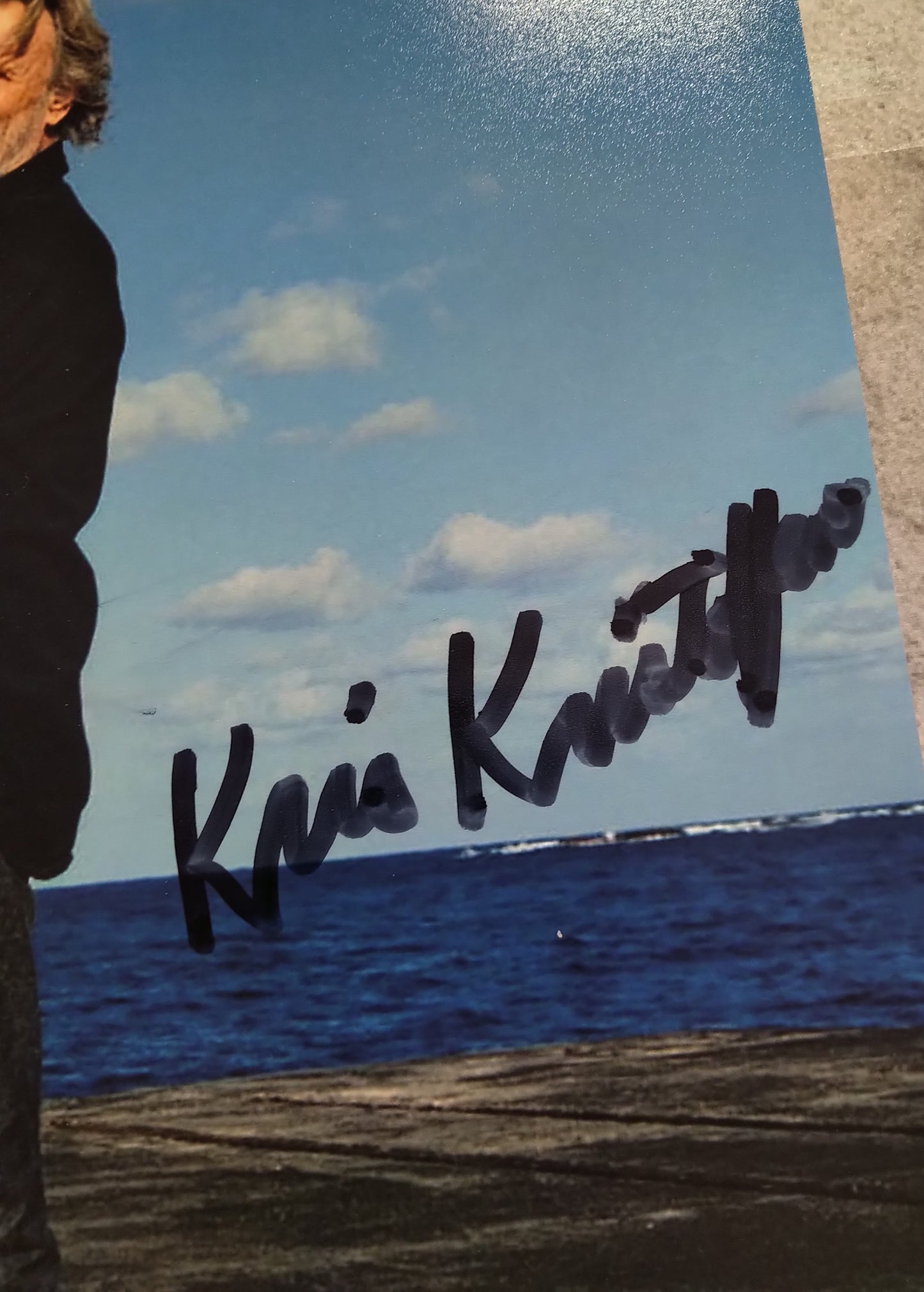 Kris Kristofferson Hand Signed Autograph 8x10 Photo BAS COA