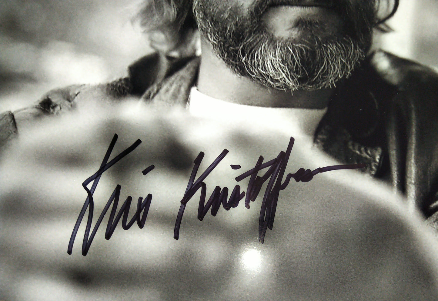 Kris Kristofferson Hand Signed Autograph 8x10 Photo COA