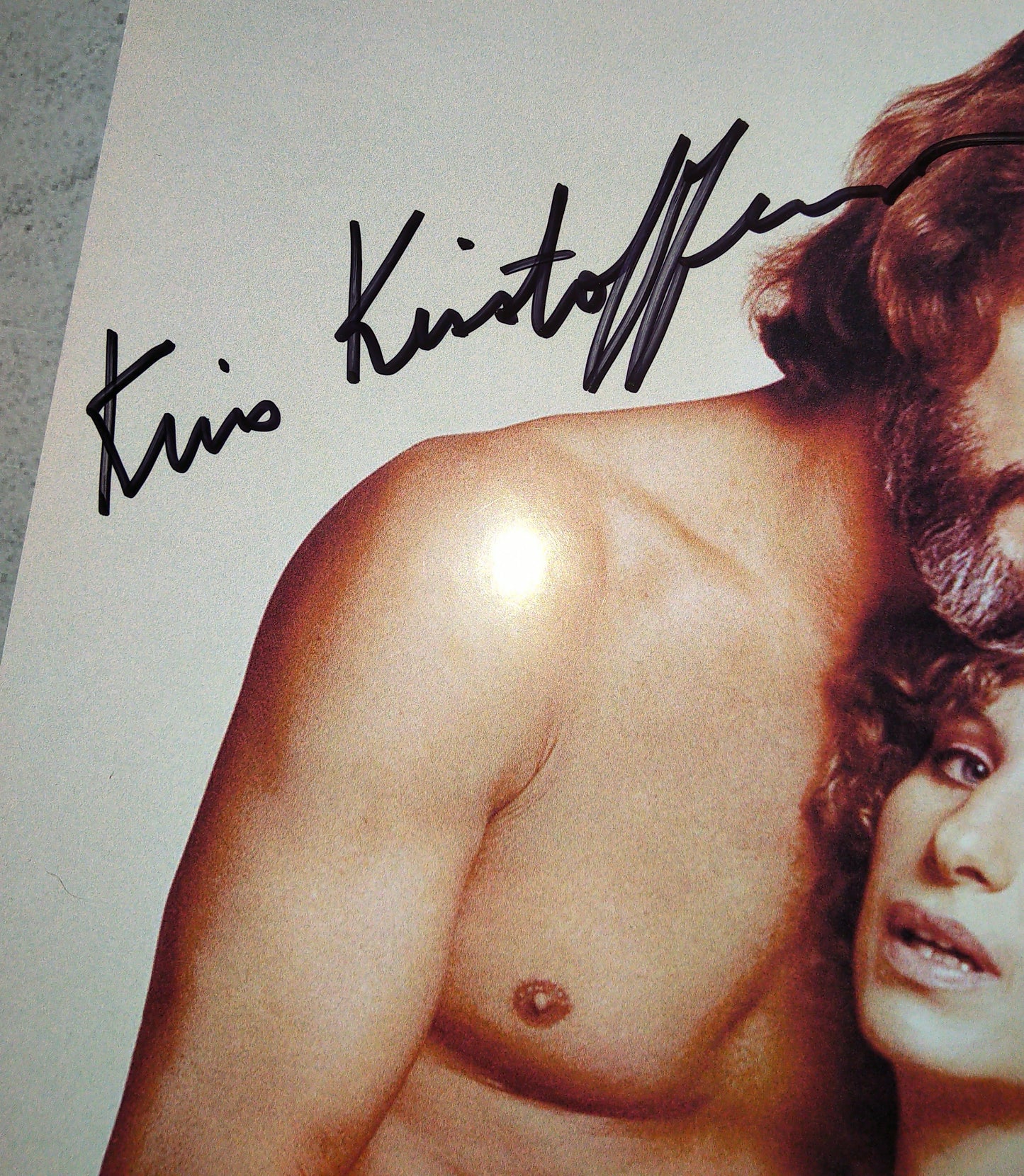 Barbra Streisand & Kris Kristofferson Hand Signed Autograph 8x10 Photo COA