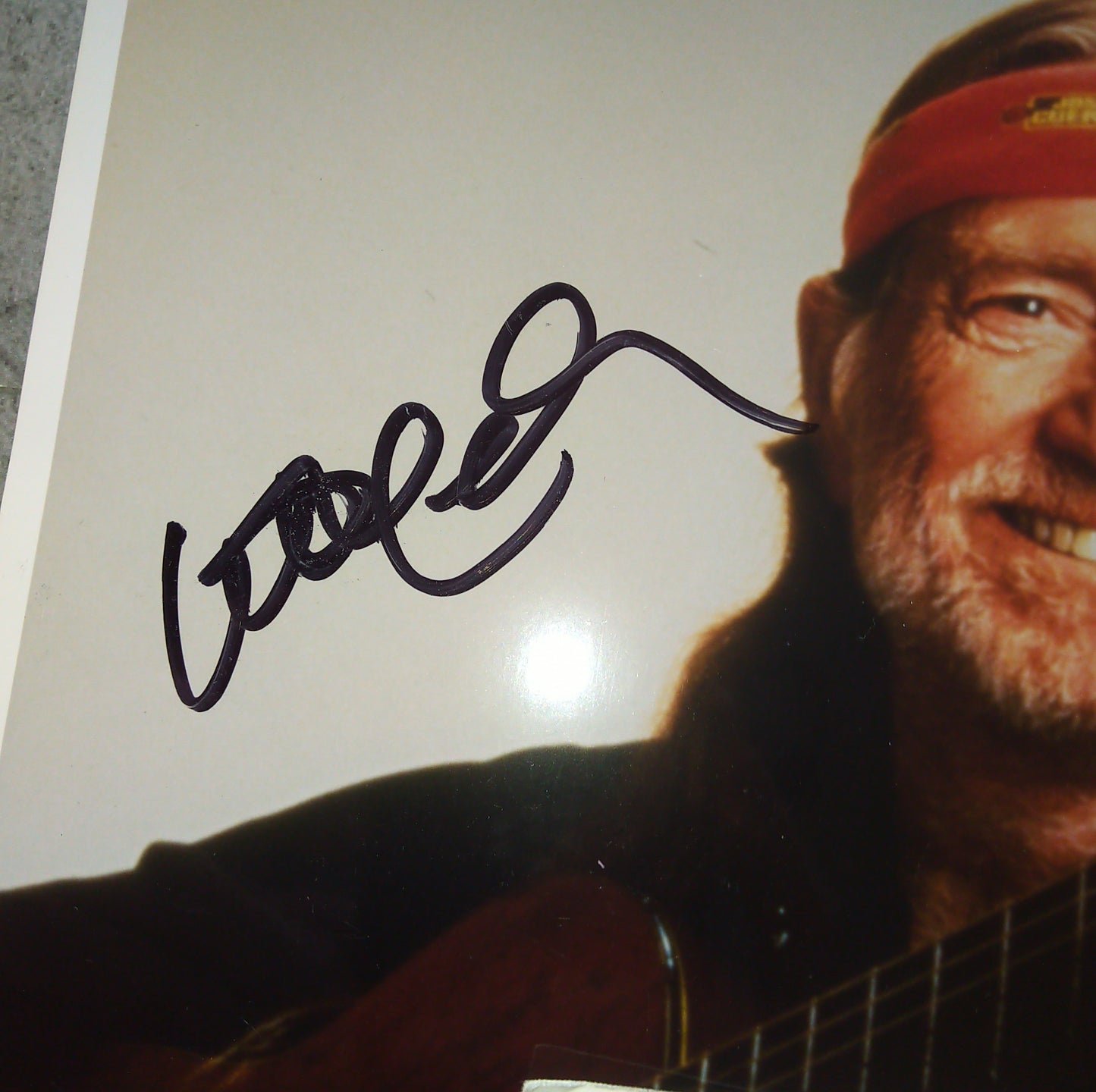 Willie Nelson Hand Signed Autograph 8x10 Photo COA + JSA