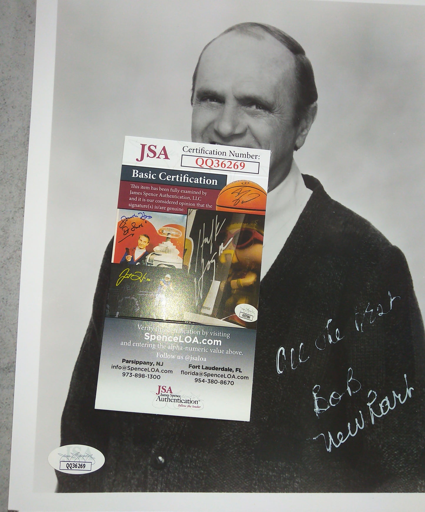 Bob Newhart Hand Signed Autograph 8x10 Photo JSA COA