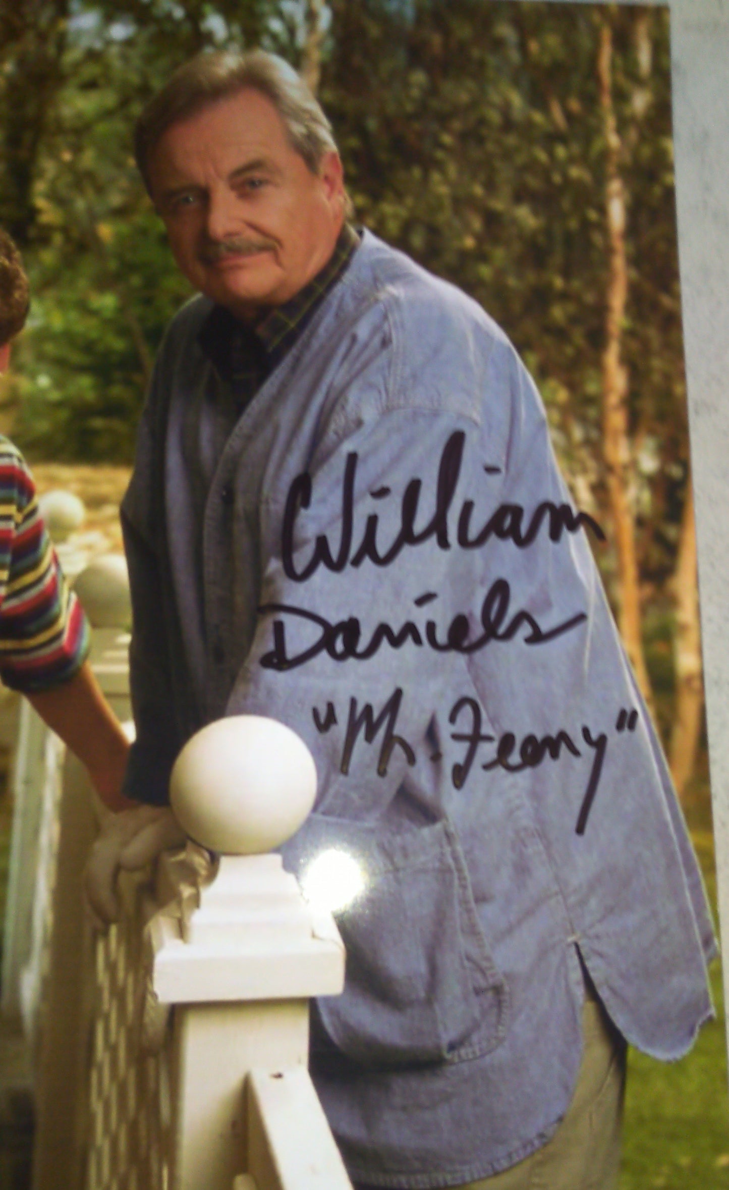 William Daniels Hand Signed Autograph 8x10 Photo COA Mr Feeny Boy Meets World