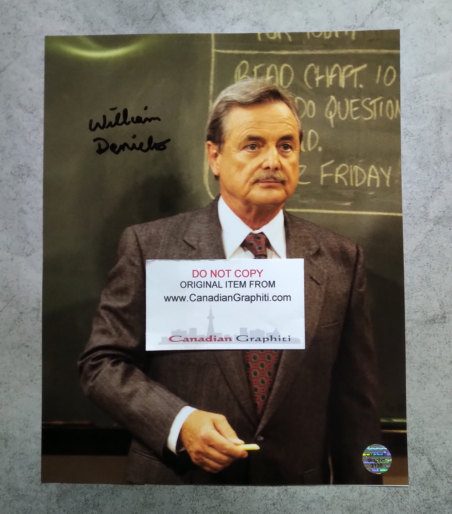 William Daniels Hand Signed Autograph 8x10 Photo COA Boy Meets World