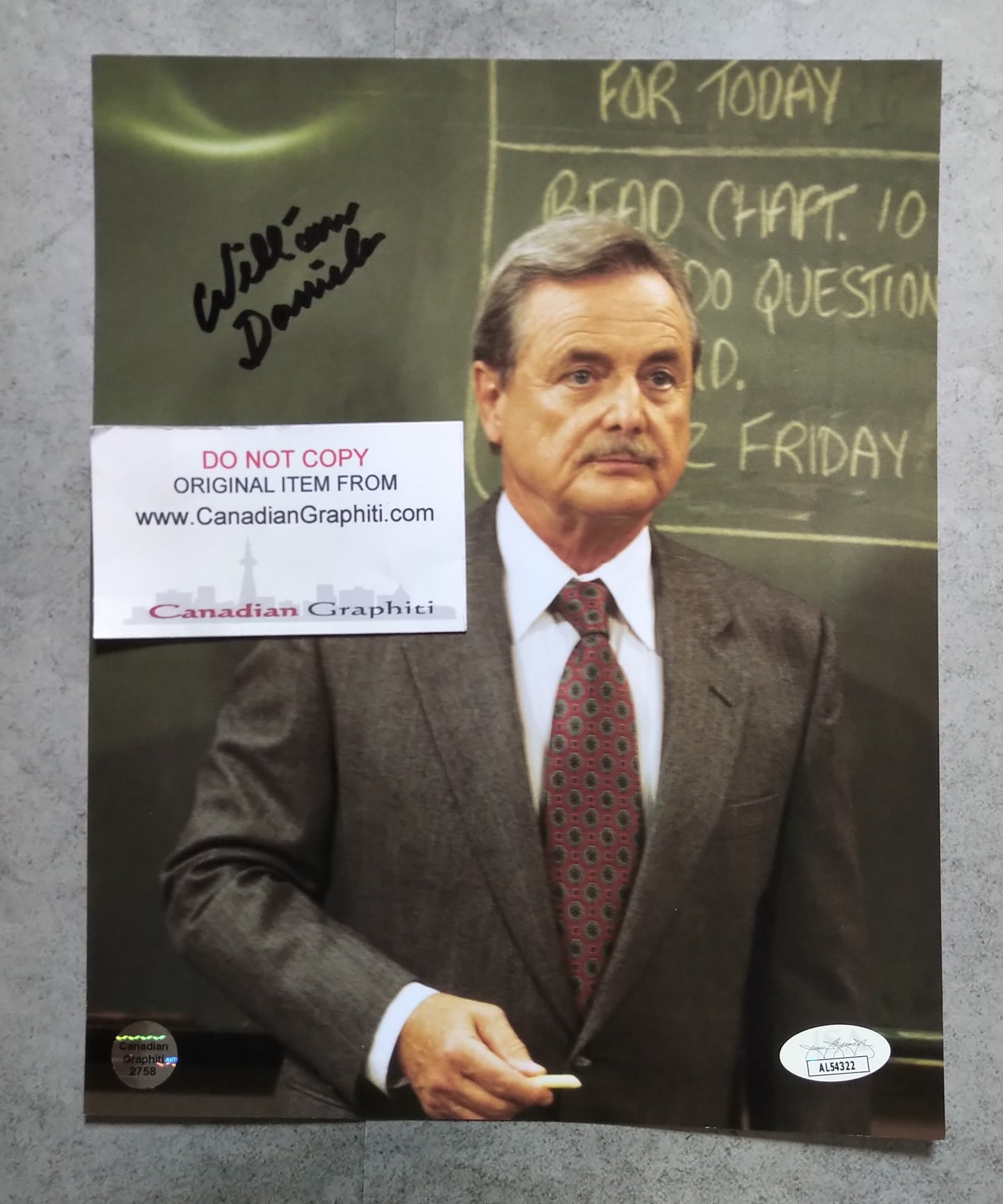 William Daniels Hand Signed Autograph 8x10 Photo COA + JSA Mr Feeny