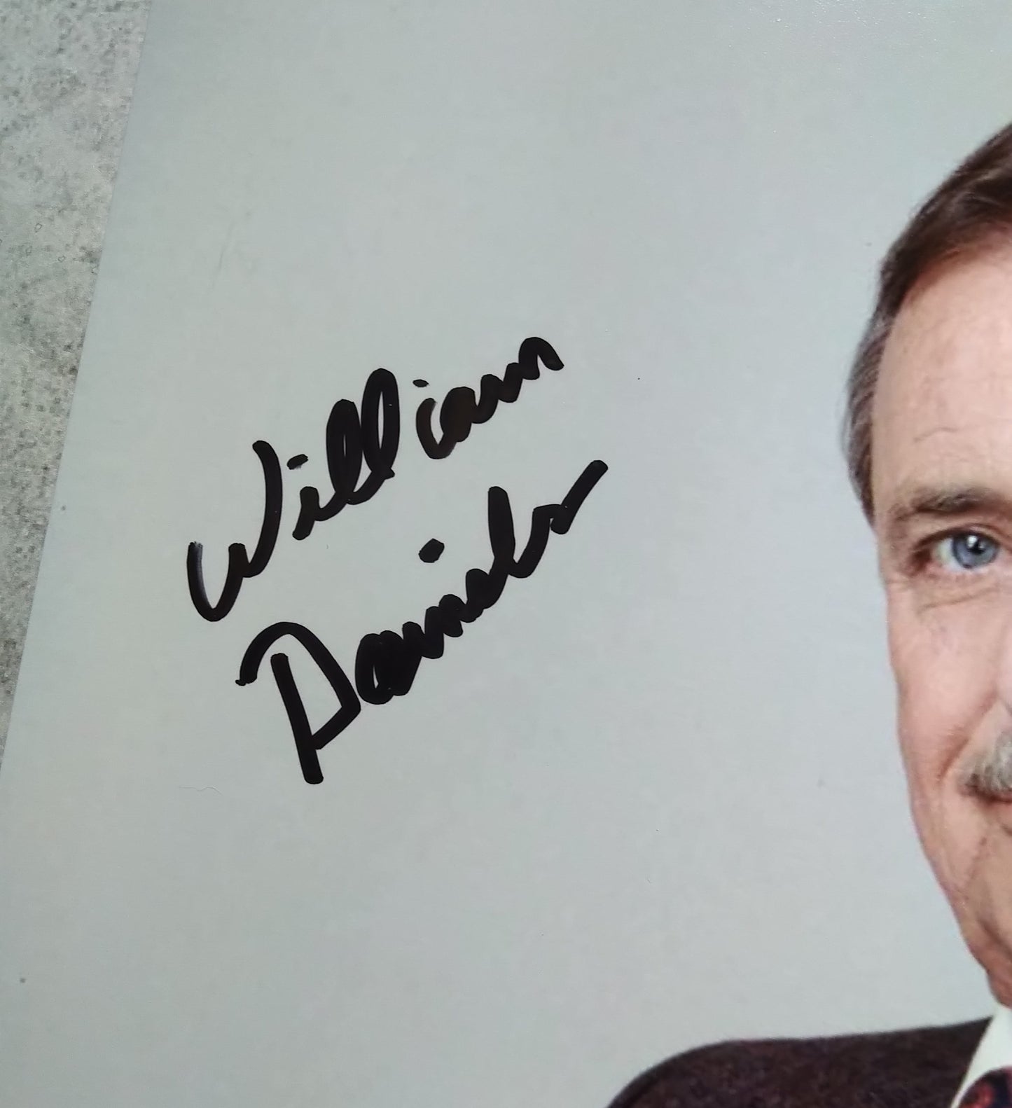 William Daniels Hand Signed Autograph 8x10 Photo COA + JSA