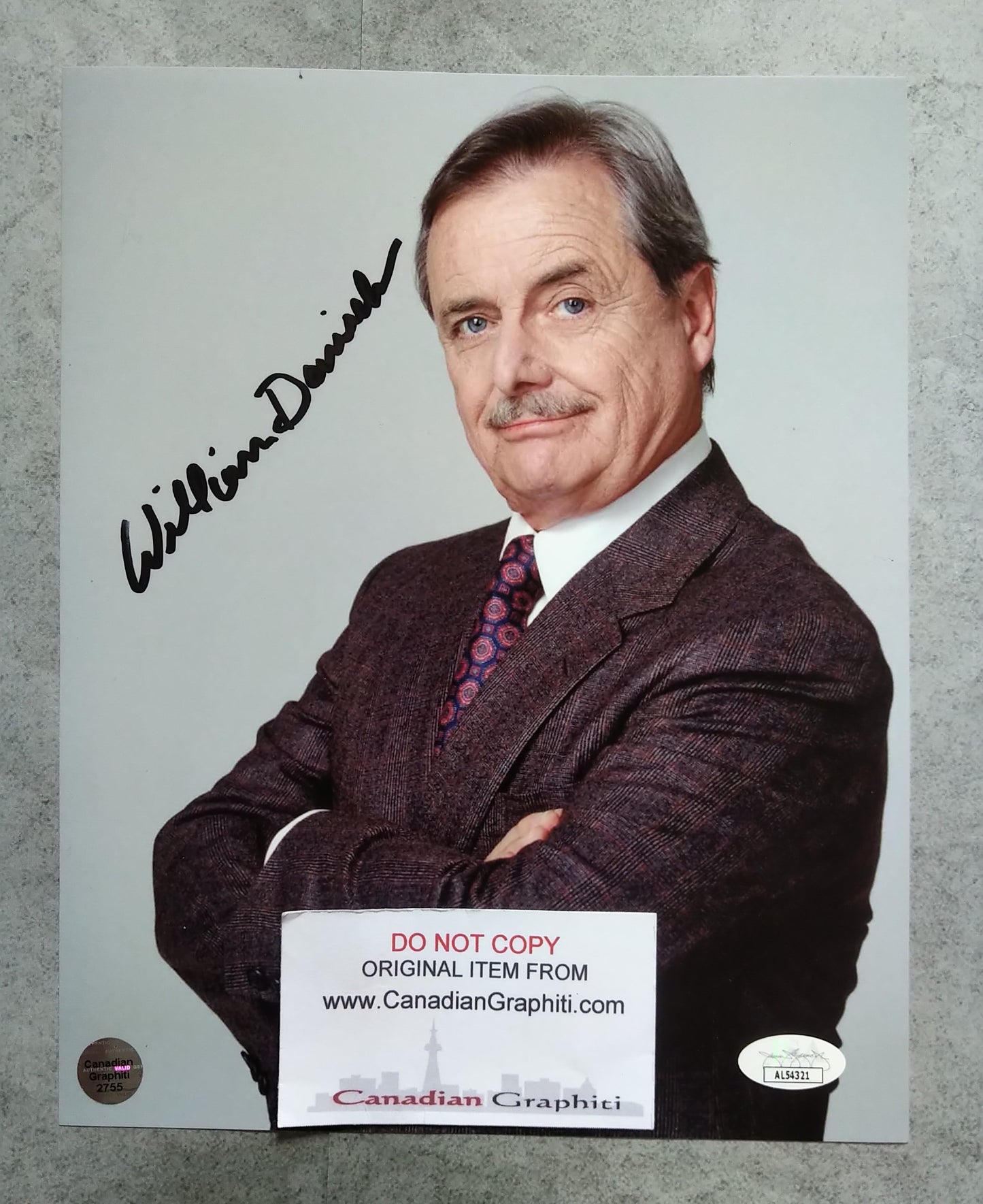 William Daniels Hand Signed Autograph 8x10 Photo COA + JSA