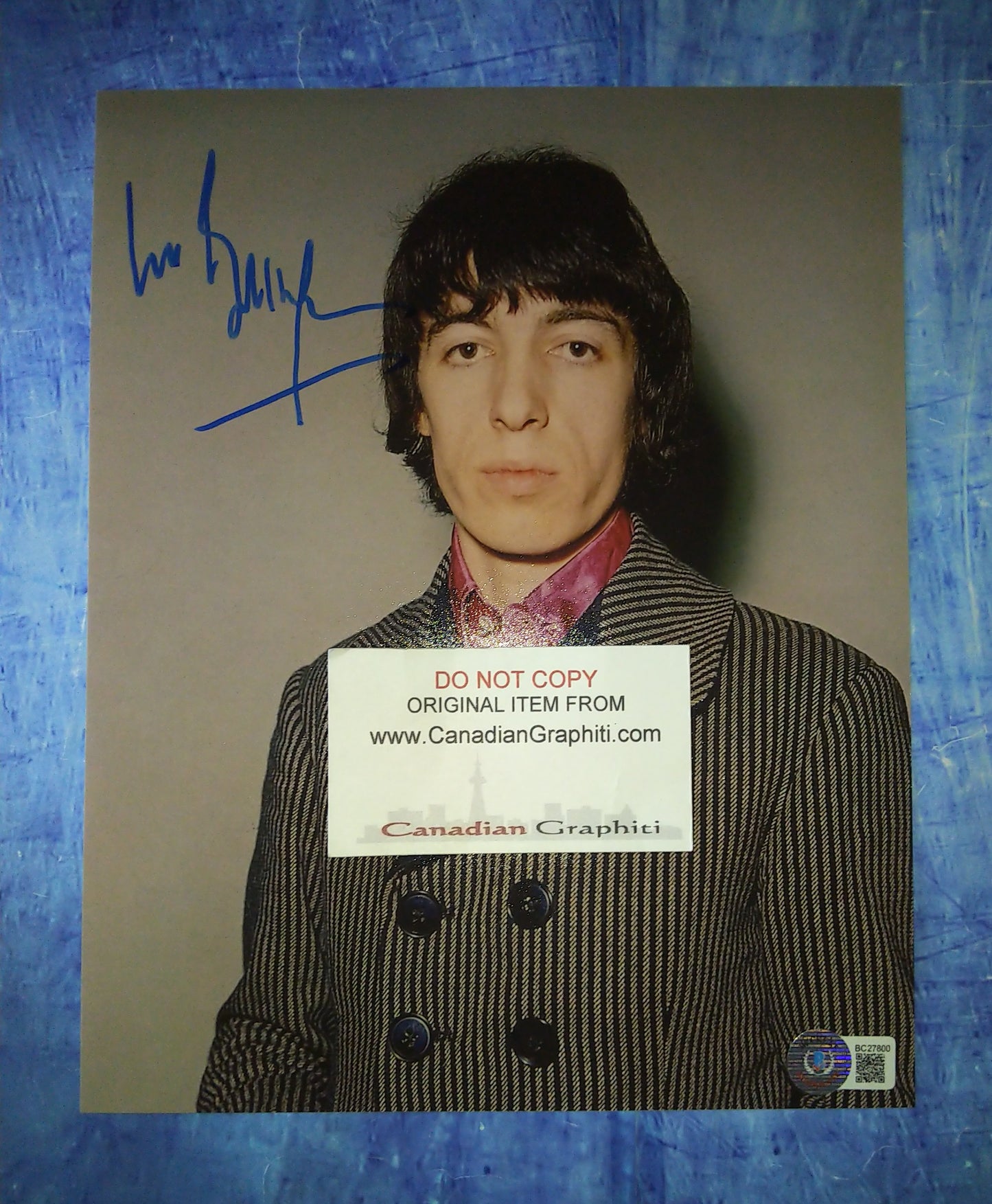 Bill Wyman Hand Signed Autograph 8x10 Photo BAS COA Rolling Stones