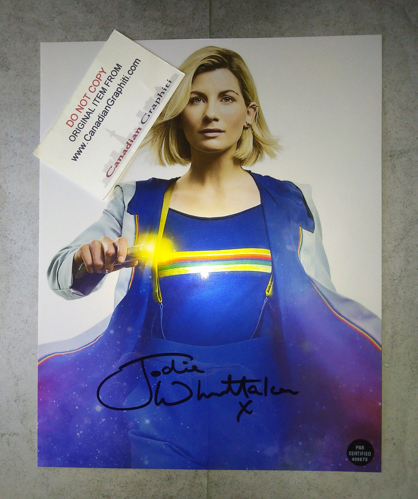 Jodie Whittaker Hand Signed Autograph 8x10 Photo COA Doctor Who