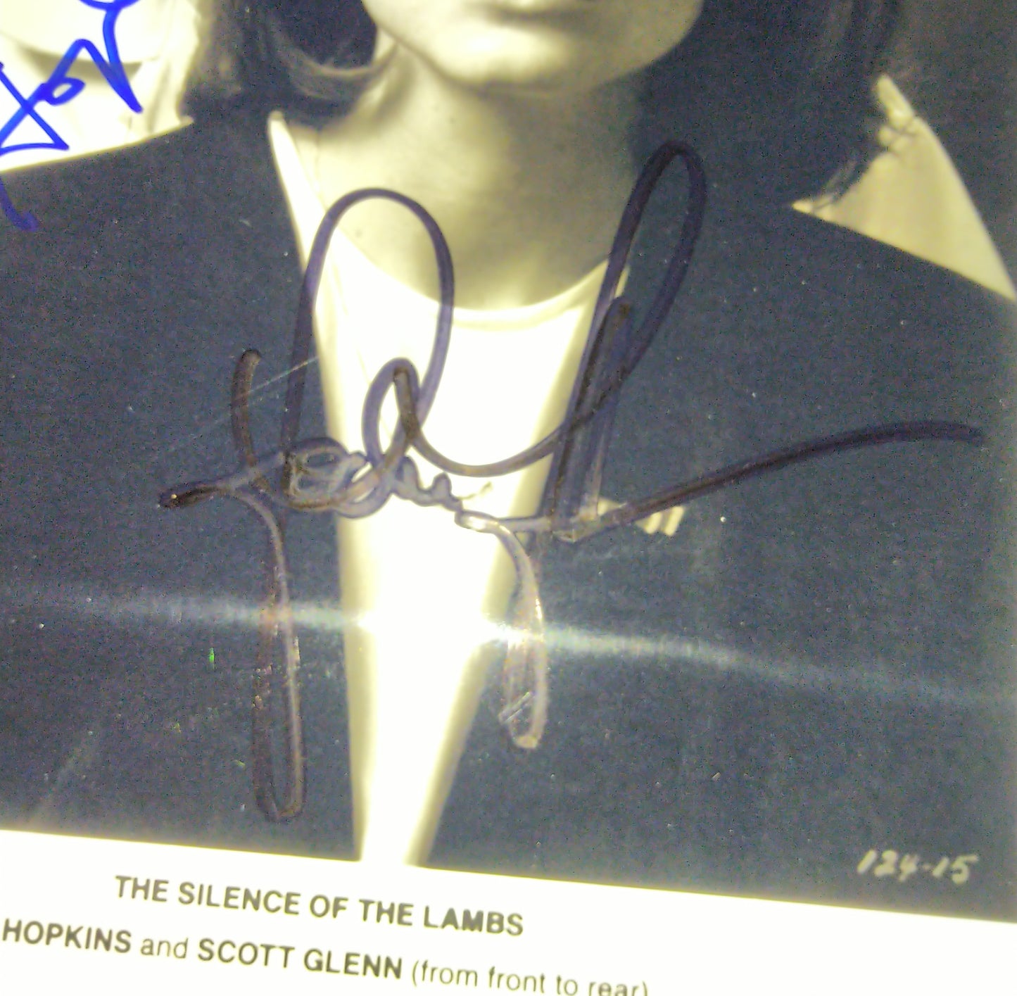 Jodie Foster & Anthony Hopkins Hand Signed Autograph 8x10 Photo COA Silence Of The Lambs