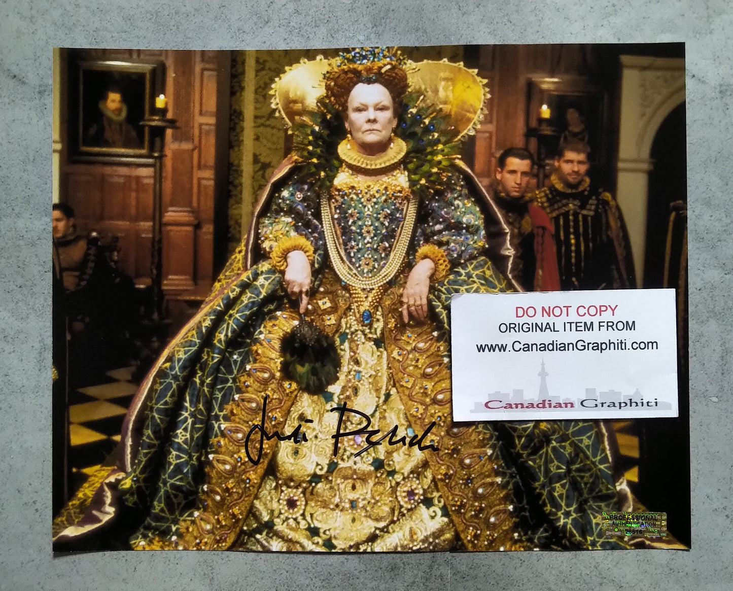 Judi Dench Hand Signed Autograph 8x10 Photo COA