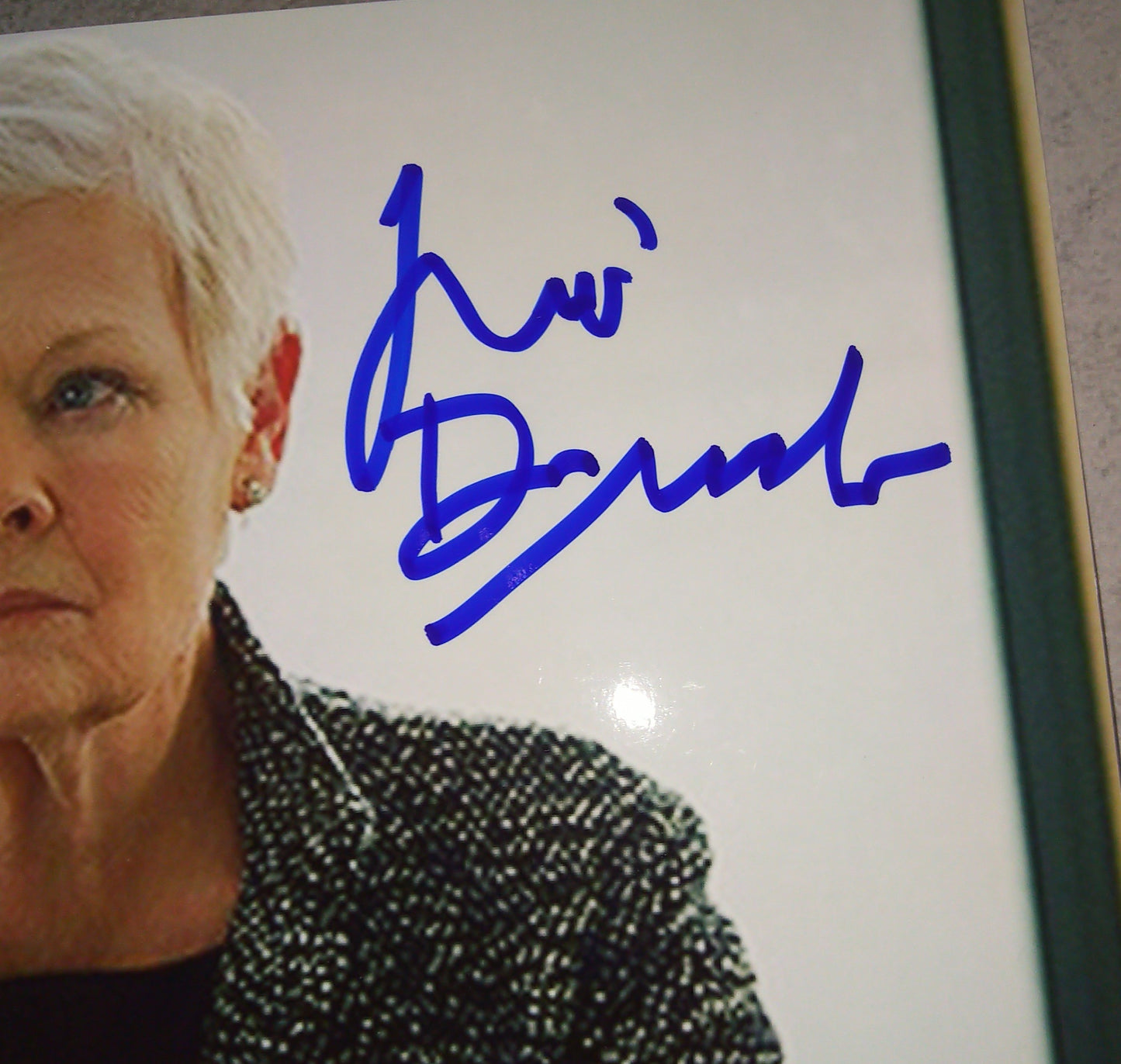 Judi Dench Hand Signed Autograph 8x10 Photo COA