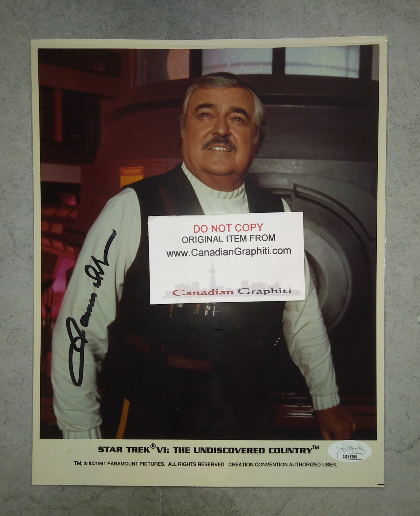 James Doohan Hand Signed Autograph 8x10 Photo JSA COA Star Trek