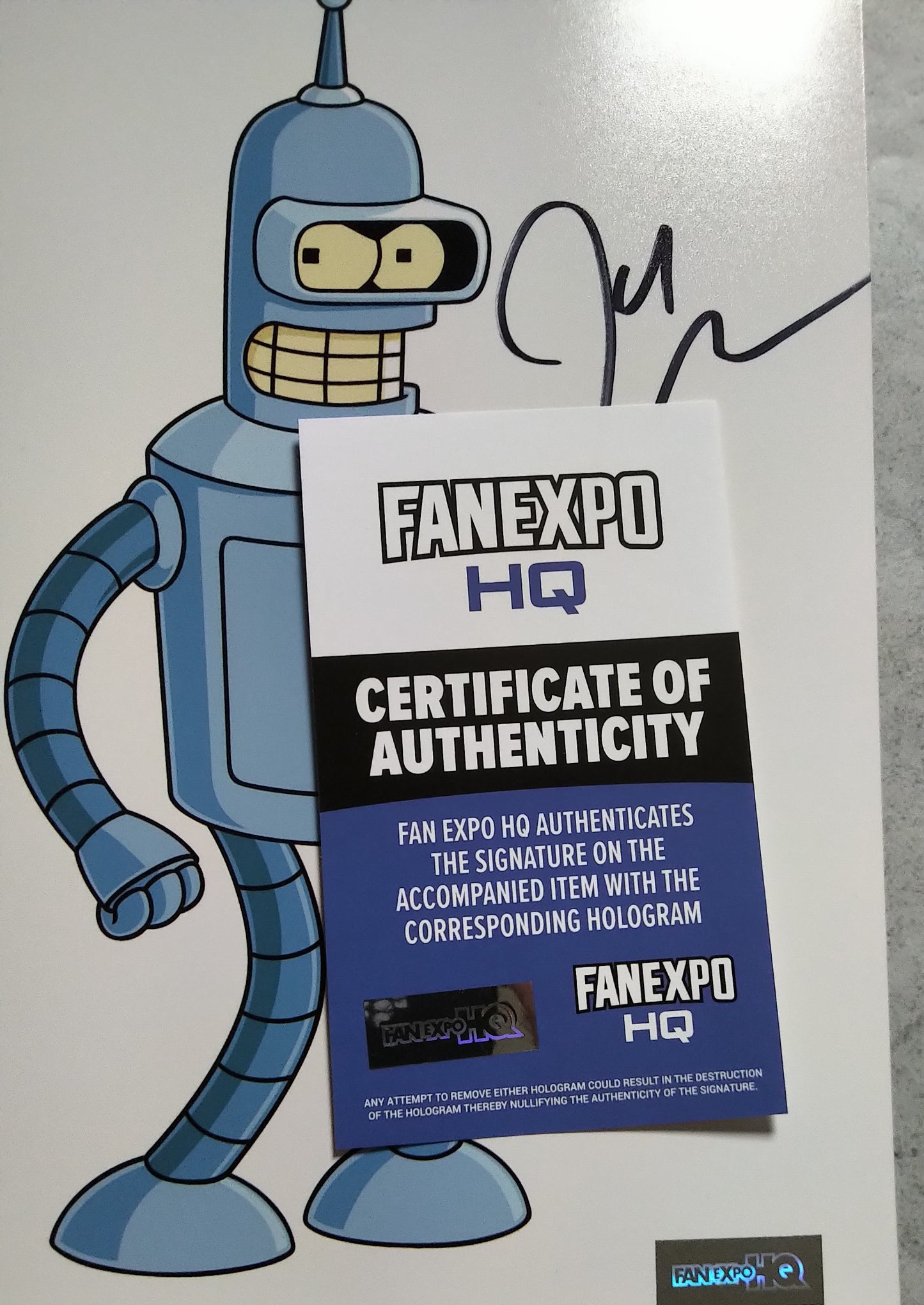 John DiMaggio Hand Signed Autograph 8x10 Photo COA Futurama