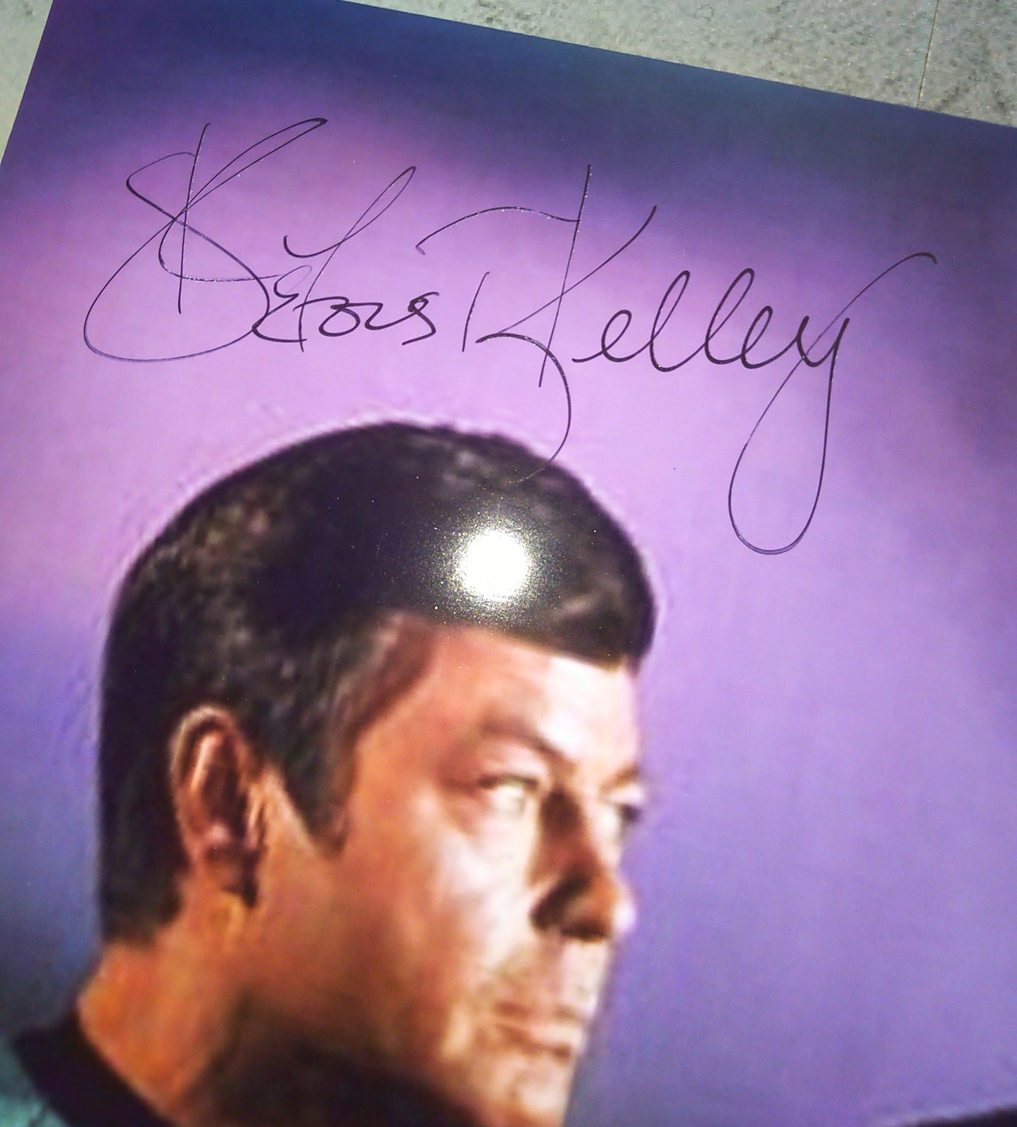 DeForest Kelley Hand Signed Autograph 8x10 Photo COA Star Trek